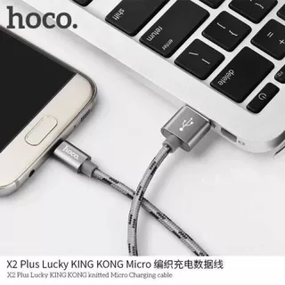 Hoco X2Plus สายชาร์จ สายถัก สายยาว1เมตร และ 2เมตร สายคิงคอง สำหรับ Micro/ Type C พร้อมส่ง
