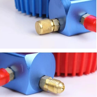 สำหรับวัดน้ำยา เกจวัดน้ำยาแอร์ R134a R410A R22 R502 R3.2 สายยาว 1.5เมตร พร้อมหัวเติม 134a เกจน้ำยา เกจเติมน้ำยาแอร์ เกจช