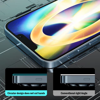 ฟิล์มกระจกนิรภัย FULL เต็มจอ For iPhone 11 Pro Max ฟิล์ม ไอโฟน หัวสิงโต 13 15 16 14/14Plus 13Mini 7 8 Plus X XSmax XR SE
