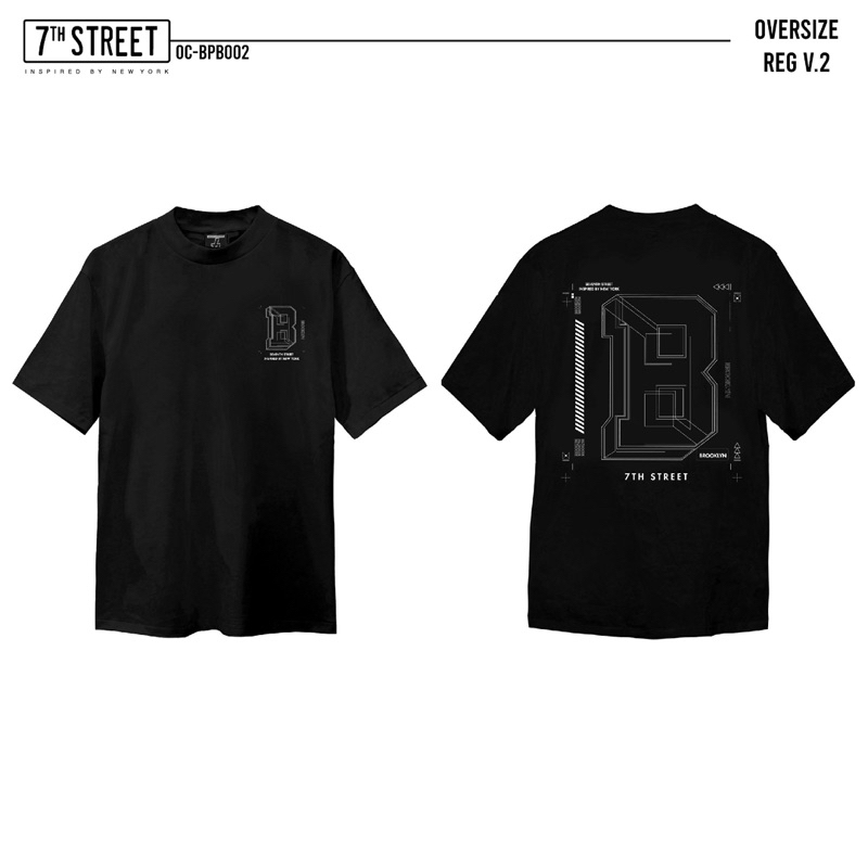 7th Steet (ของแท้) Oversize รุ่น OC-BPB002