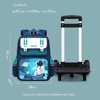 YL39119 กระเป๋านักเรียนกันน้ำ เป้นักเรียนชั้นประถมน้ำหนักเบาจุของได้เยอะ พร้อมส่งในไทย