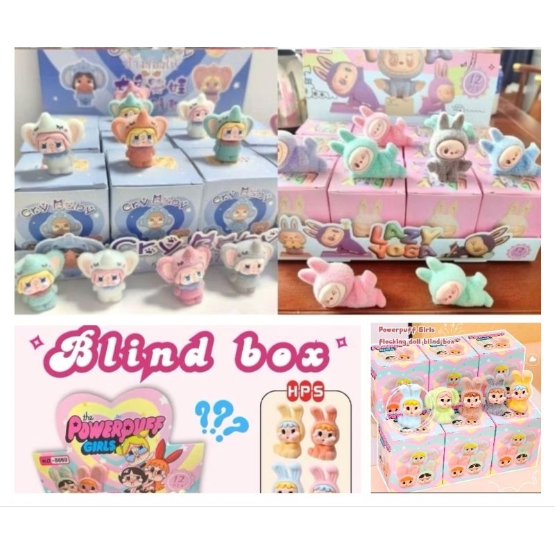 พร้อมส่ง กล่องสุ่มเซอร์ไพรส์ ฟิกเกอร์ โมเดลตัวจิ๋ว เนื้อกำมะหยี่ **เลือกแบบ คละจุ่ม**