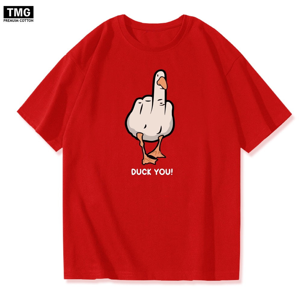 เสื้อยืดกวนๆ ลาย DUCK YOU เนื้อผ้า COTTON100% รูปที่ 4