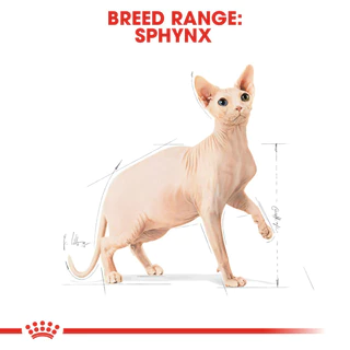 Royal Canin Sphynx Adult อาหารแมว รอยัลคานิน แมวโต บำรุงขน ชุ่มชื่น พันธุ์ สฟิงซ์ 2 kg
