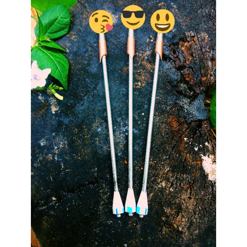 ลูกดอก8มิล หัวทองแดง ยาว15ซม.13ซม.10ซม.แพ็ค(3ดอก)พร้อมส่ง