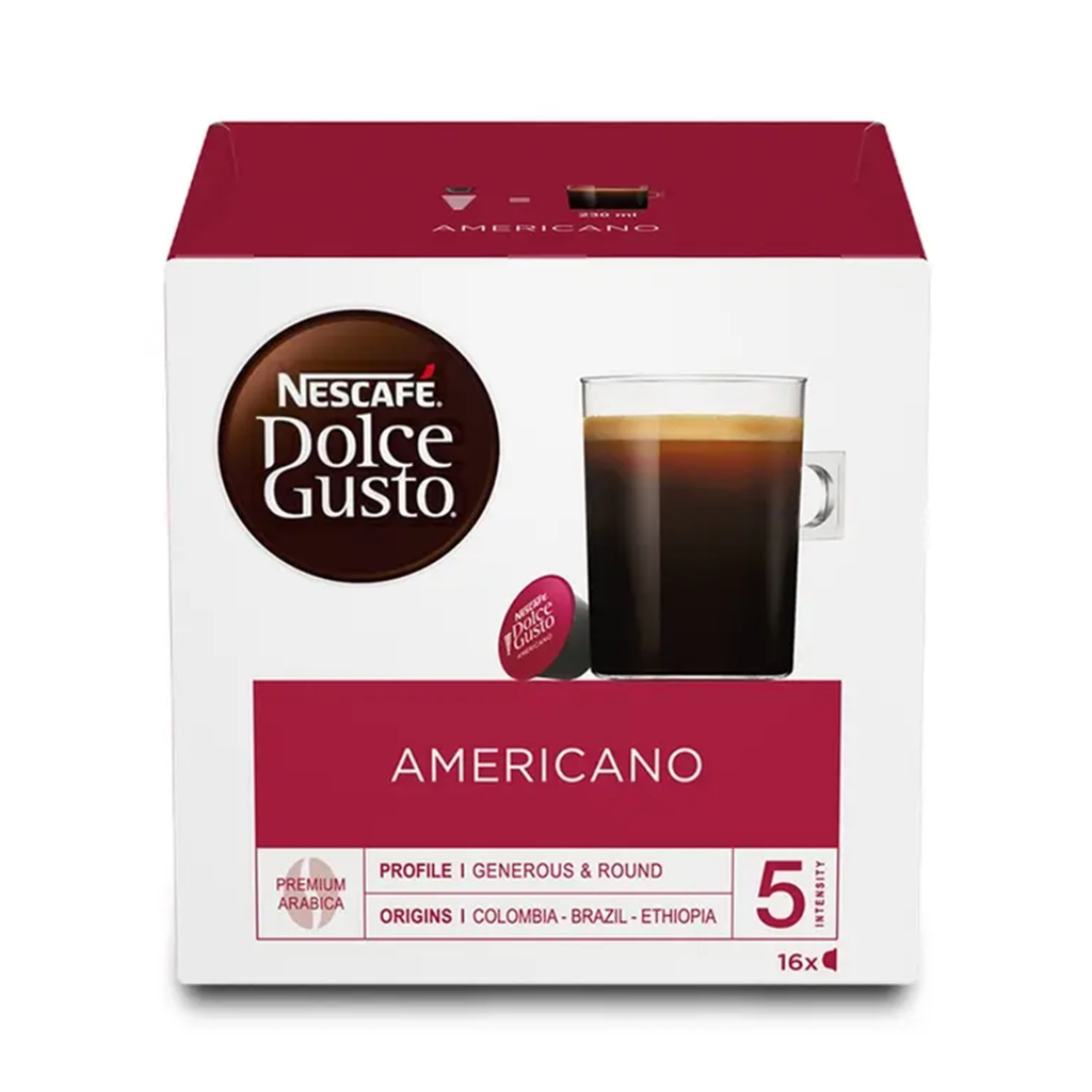 NESCAFE DOLCE GUSTO AMERICANO capsules กาแฟ แคปซูล อาหาร เครื่องดื่ม