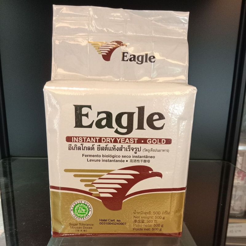 ยีสต์ Eagle ยีสต์แห้งสำเร็จรูป ตราอีเกิลโกลด์ 500กรัม