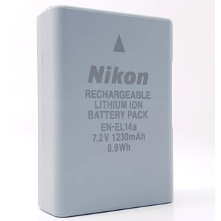 Nikon Battery EN-EL14a 7.2V. 1230 mAh. ของแท้รับประกัน 1ปี