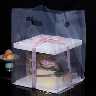 Baking Barn ใส่กล่องเค้ก ปอนด์ (10 ใบ/แพ็ค) ถุงใส่เค้ก ถุงใส่เค้กปอนด์ Cake bag (PE)