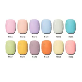 *พร้อมส่งจากไทย* สีทาเล็บเจล สีพาสเทลน่ารัก มีให้เลือกมากถึง 12 สี ต้องอบนะคะ