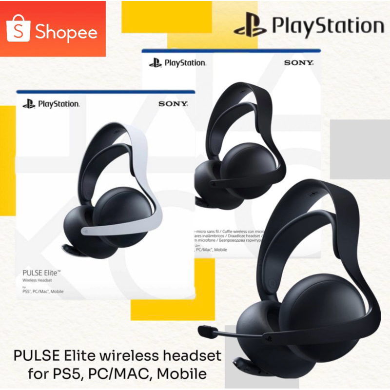 ประกันศูนย์ไทย PULSE Elite Wireless Headset for PS5, Portal, PC/MAC, Mobile
