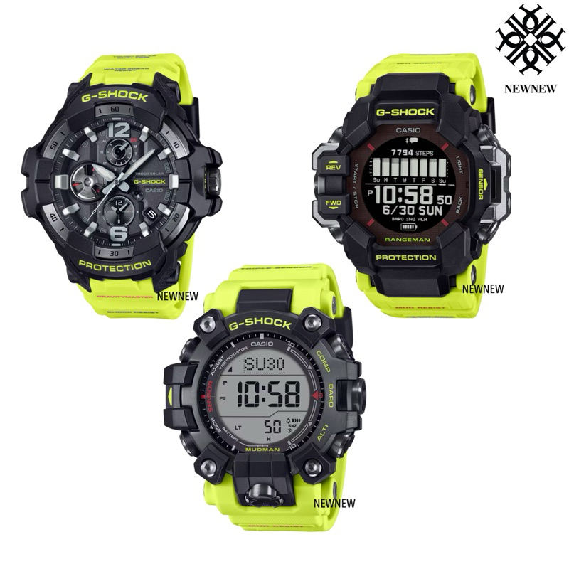 CASIO ยนาฬิกาข้อมือ G-SHOCK GPR-H1000RY-1A9 GW-9500MRY-1A9 GR-B300RY-1A9 ของแท้ประกันศูนย์ 1ปี