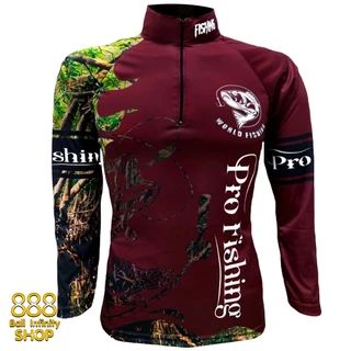 เสื้อตกปลา,ปั่นจักรยาน Set สี 2 Pro Fishing มีให้เลือก 5 สี (สินค้าพร้อมจัดส่ง) ป้องกันแสง UV