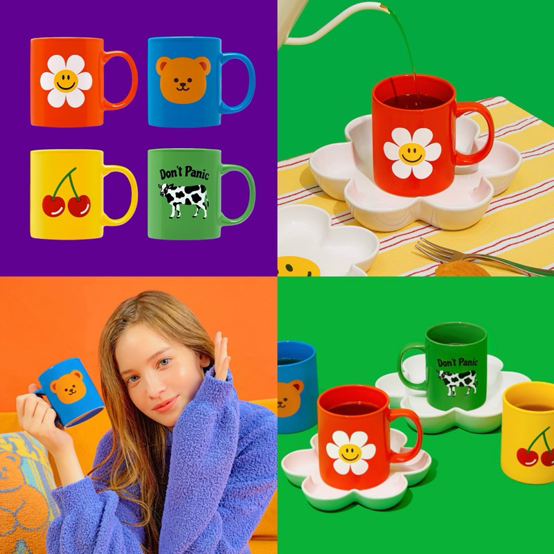 พร้อมส่ง Wiggle Wiggle ของแท้ แก้วมัค Color Mug แก้วน้ำ แก้วกาแฟ Coffee ของขวัญ วิกเกิ้ล วิกเกิ้ล 70127