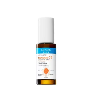 MizuMi Advance Niosome C Concentrate Serum 30 ml เซรั่มนีโอโซม ซี เข้มข้น 3% ผิวดูกระจ่างใส แข็งแรง ทนต่อมลภาวะและแสงแดด