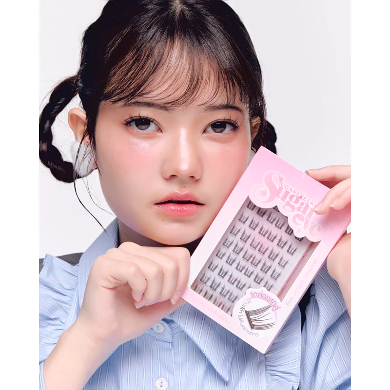ขนตาปลอม กาวในตัว  ขนตาแบรนด์sugar eye กาวเจลลี่ + แถมฟรีที่หนีบ (1กล่องมี10คู่ 60ช่อ) thumbnail 8