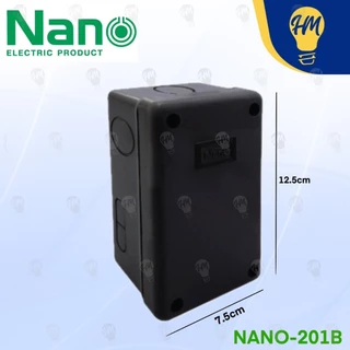Nano กล่องกันไฟ รุ่น 201 2x4 สีขาว เหลือง ดำ