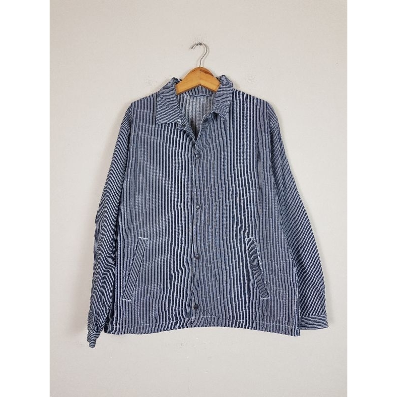 GU Workwear Jacket Hickory Stripes