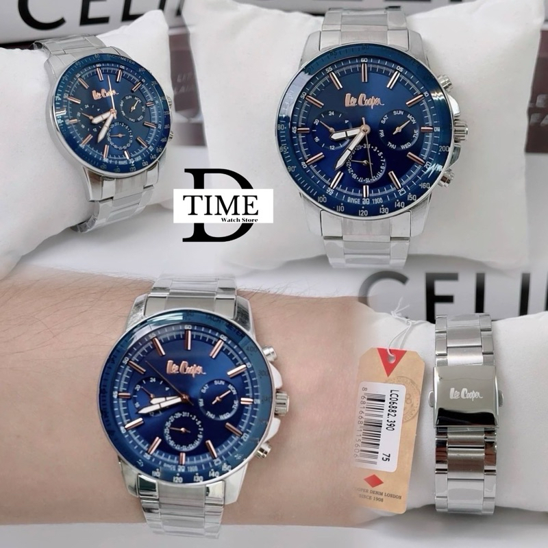 ✨แท้💯%✨นาฬิกาข้อมือLEE COOPER FW19 MALE 43 MM มีใบรับประกัน💢พร้อมส่ง💢