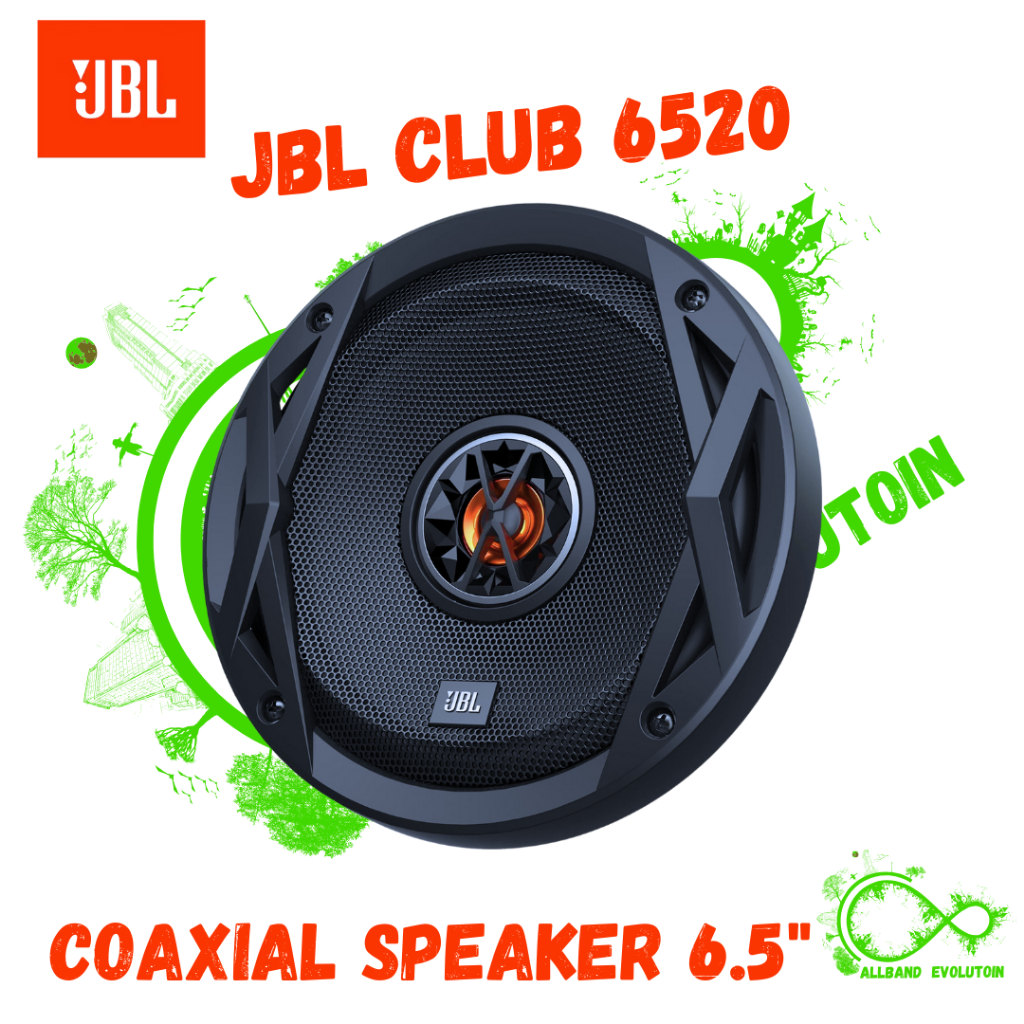 JBL-CLUB-6520 ลำโพง JBL 6.5" แกนร่วม แบรนด์ดัง!! รับประกันคุณภาพ!!!ลำโพงjlb