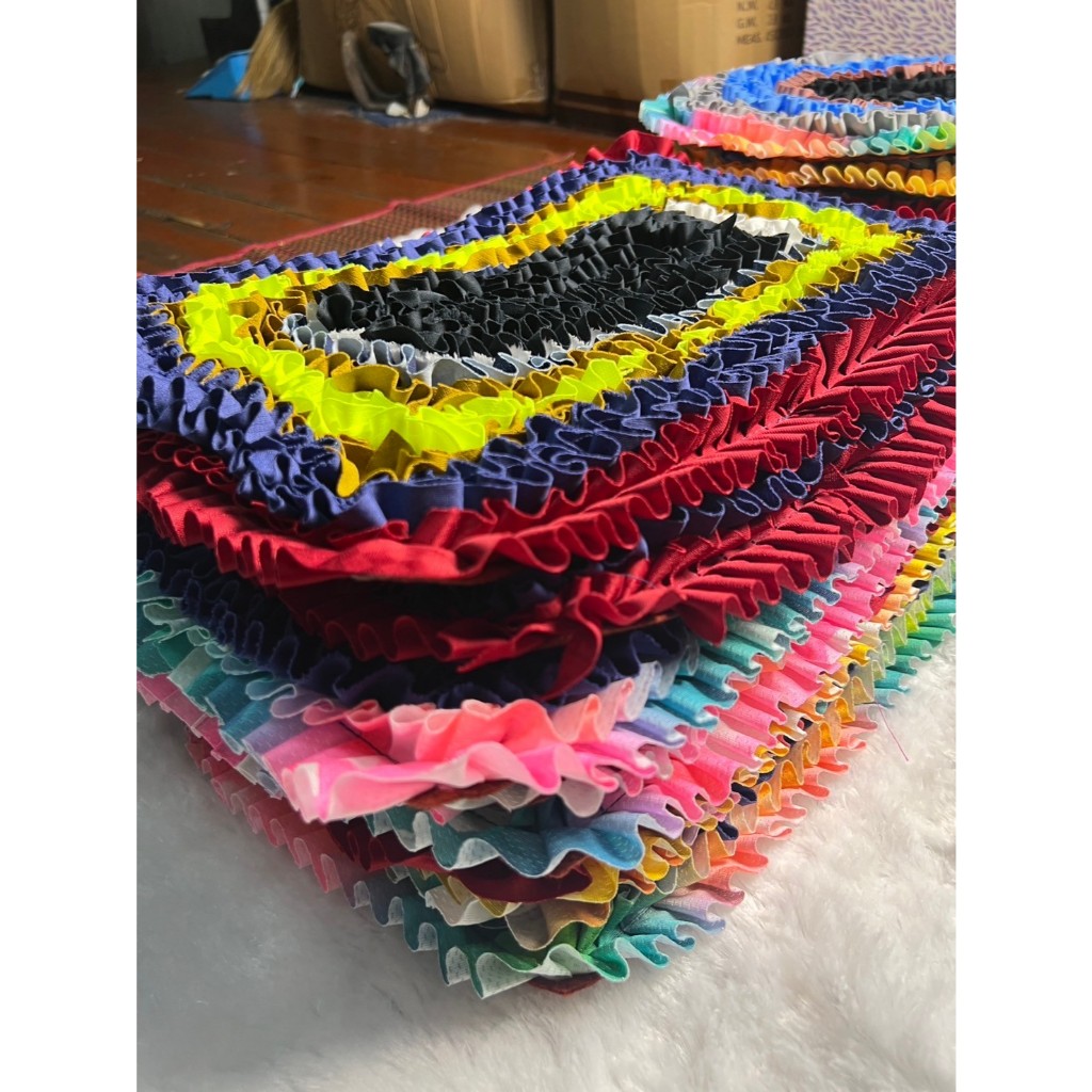 พรมเช็คเท้า สินค้าชุมชน ตัดเย็บเองแบบภูมิปัญญาชาวบ้าน🧶 - รูปที่ 3