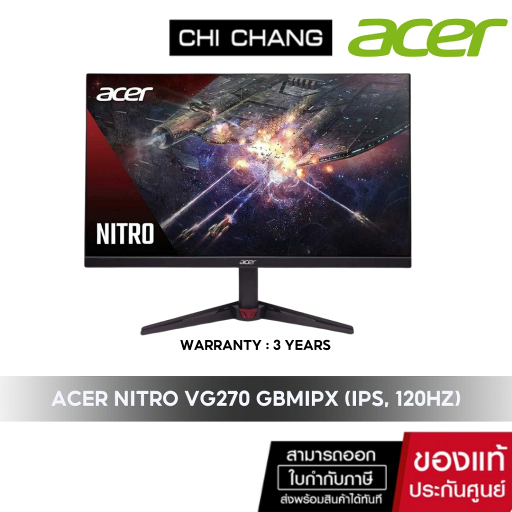 ACER MONITOR GAMING  VG270 Gbmipx (IPS, 120Hz)