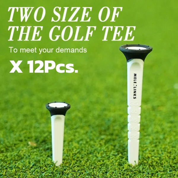 [11GOLF] 12Pcs. X Golf Star Tee ทีตั้งลูกกอล์ฟ ขนาด 79mm / 45mm Mixed Size รหัสสินค้า QT002