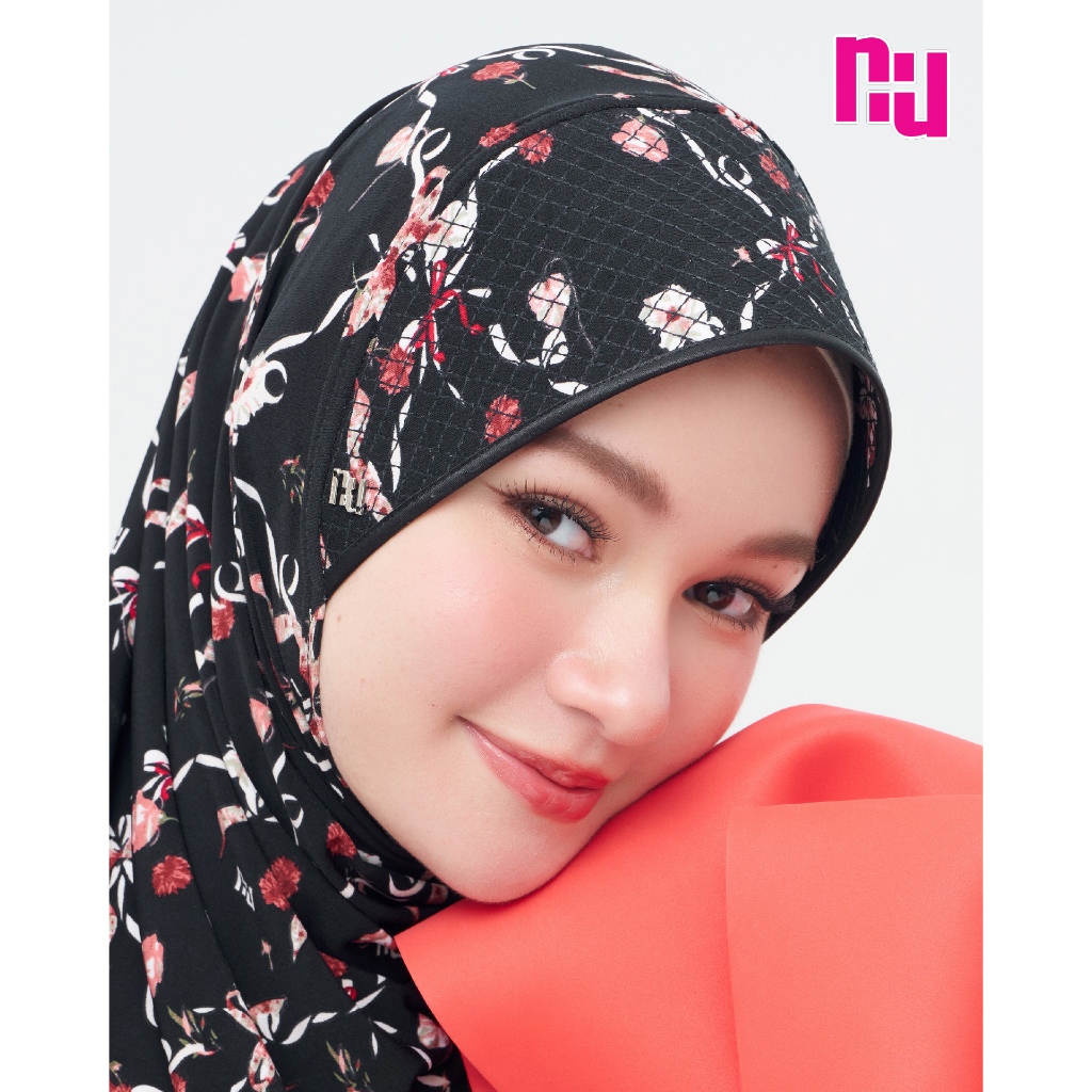 NUNUH GIFT ผ้าคลุมผมฮีญาบมุสลิมแบบสวมสำเร็จ ทรงหัวแข็ง (HKY-N)