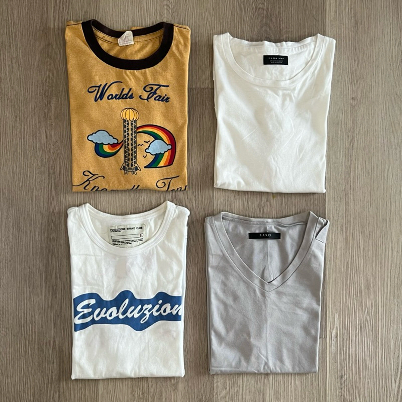 เสื้อยืดแบรนด์ ผู้ชาย (🖐️2) อ่านรายละเอียด และไซส์ ด้านล่าง