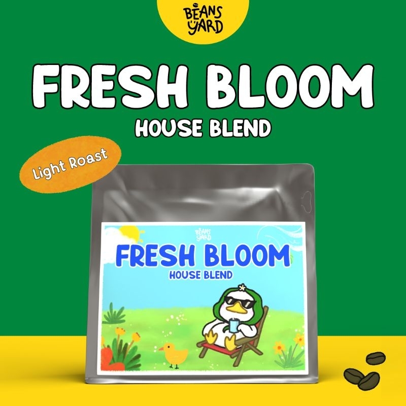Beansyard เมล็ดกาแฟคั่ว FRESH BLOOM HOUSE BLEND [ LIGHT ROAST ]