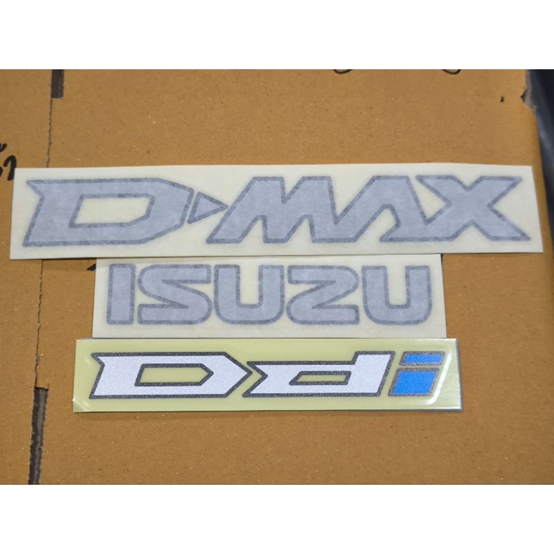 สติ๊กเกอร์ฝาท้าย Dmax 2020 แท้ห้าง ครบชุด3ชิ้น