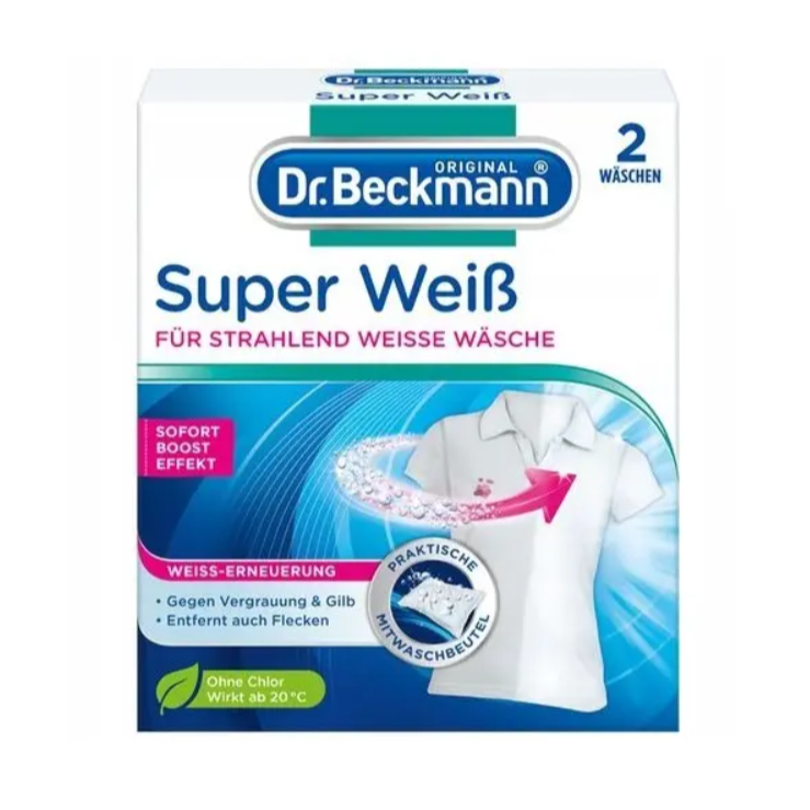 Dr. Beckmann Super White 2x40g