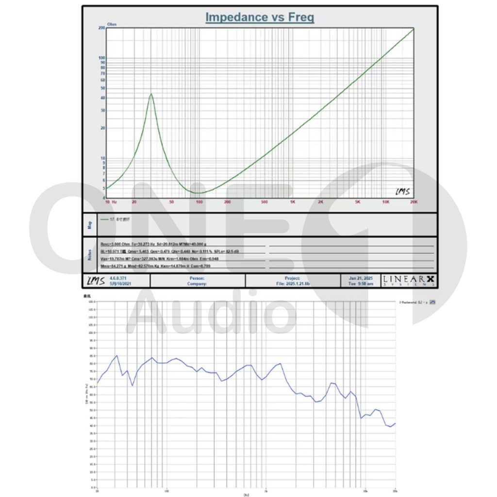 OneAudio ลำโพง Peerless 8 นิ้ว 4Ω 400W ลำโพงเบสทรงพลัง เสียงเบสเนียน ไม่มีเสียงรบกวน รับประ ใช้ได้กับเครื่องเสียงทุกรุ่น - รูปที่ 4