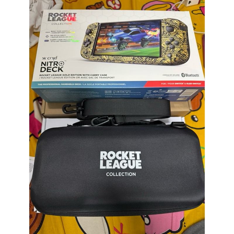 Nitro deck+ Rocket League Gold edition With Carry case