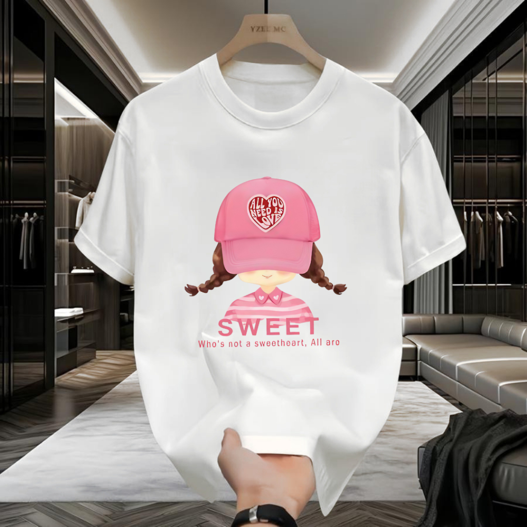 เสื้อยืดสกรีนลายเท่ๆ  เสื้อยืดผู้หญิง เสื้อแฟชั่น เสื้อสตรีท เสื้อผ้านุ่มใส่สบายQ0666 ราคา ถูกที่สุด ดีลบีเคเค แกลเลอรีภาพที่ 9