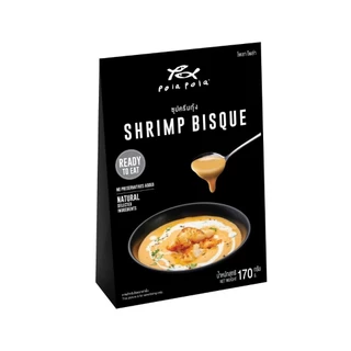 Pola Pola Shrimp Bisque Soup Ready-to-Eat โพลา โพล่า ซุปครีมกุ้ง พร้อมรับประทาน170g.