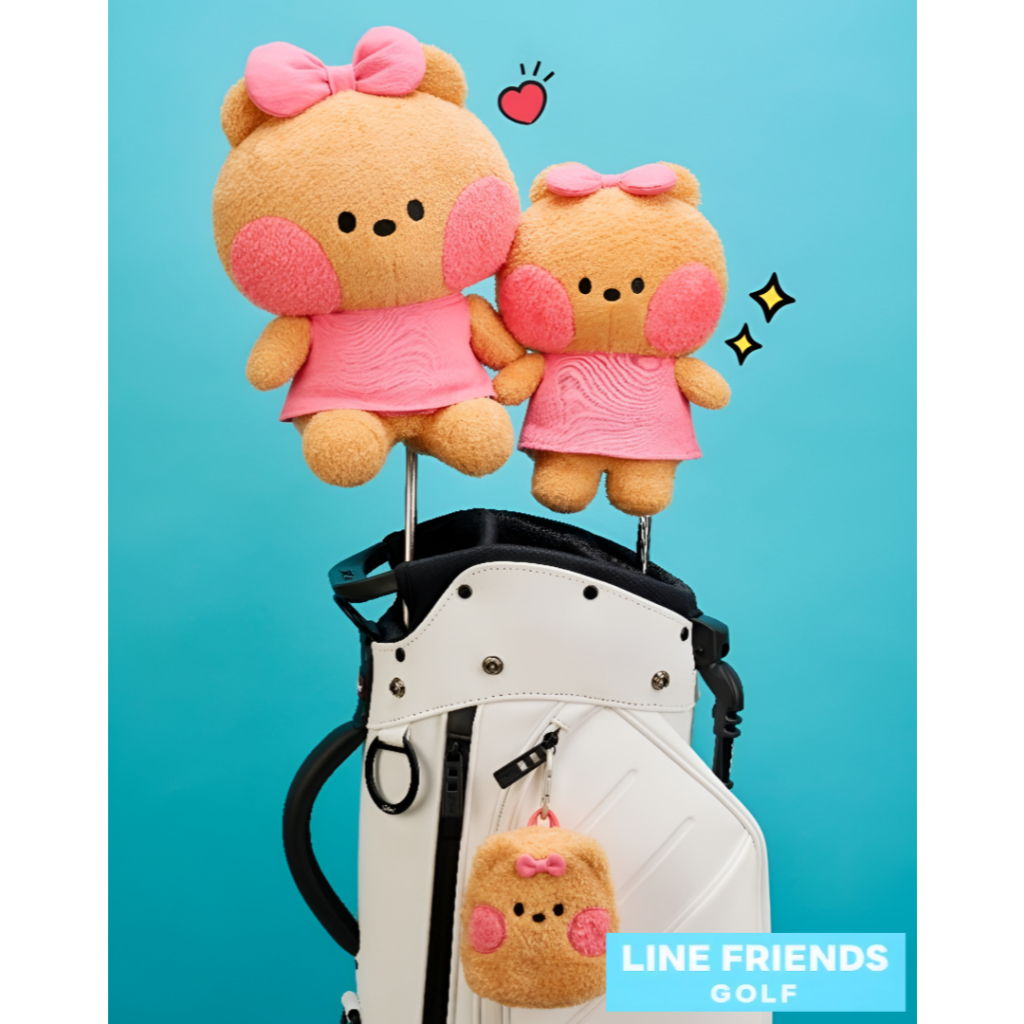 [ จัดส่งไว] Line Friends Minini Chonini Golf Driver/Wood Cover