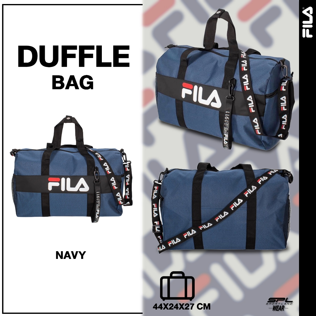 Fila Collection ฟีล่า กระเป๋ากีฬา กระเป๋าเดินทาง กระเป๋าทรงหมอน มี 2 สี Duffle Bag DUK221106U (990)