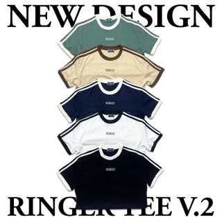 NOMAD RINGER TEE รุ่น 2 (แถบแขน3 เส้น)