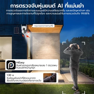 กล้องวงจรปิดโซล่าเซลล์ 4G ใส่ซิม 4K กล้องวงจรปิด 12000mAh Solar cell cctv ใช้งานง่าย ดูได้ผ่านมือถือ