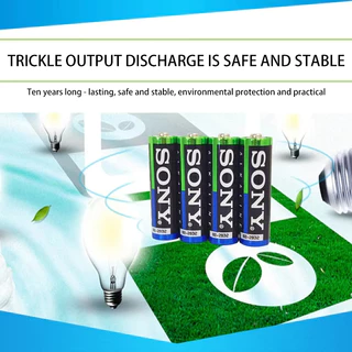 ถ่านอัลคาไลน์ SONY Alkaline Battery AA / AAA 1.5V Pack 4 ก้อน 8 ก้อน 12 ก้อน (Exp.2034) ของแท้ ถ่าน ถ่านไฟฉาย ถ่านรีโมท