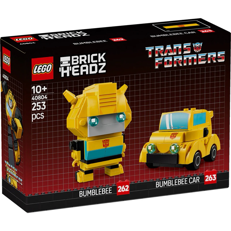 Lego BrickHeadz 40804 Bumblebee Robot & Vehicle
