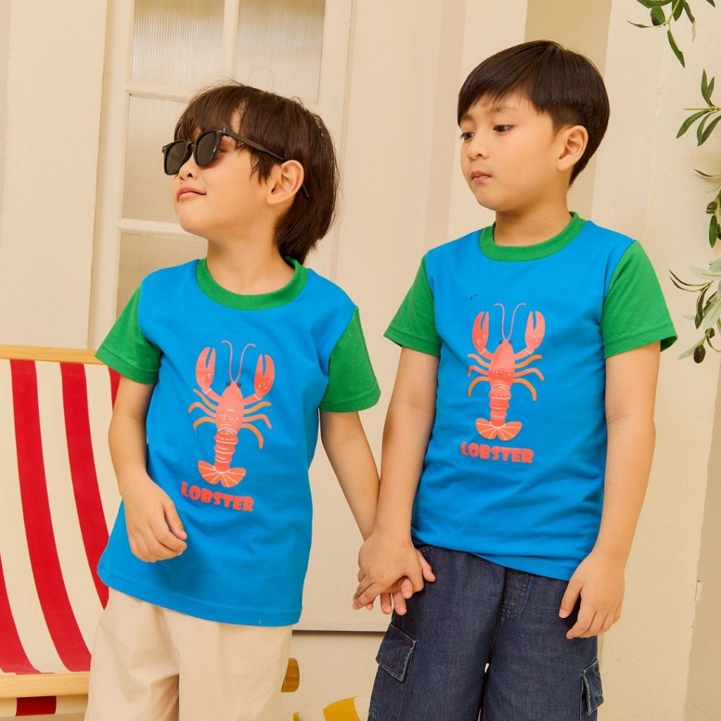 e'clat เสื้อยืด เสื้อเด็กผู้ชาย 1-6ปี มีกระดุมคอไหล่เฉพาะ12M-2Y ผ้าcotton100% ผ้ายืด เนื้อนิ่ม 9072