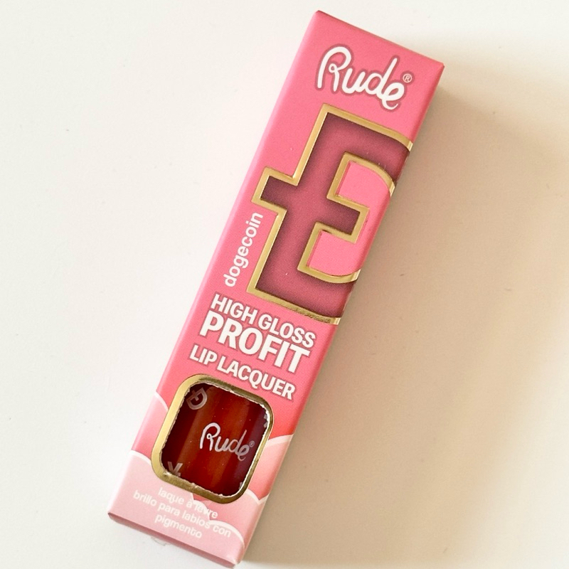 Rude Cosmetics High Gloss Profit Lip Lacquer สี Dogecoin