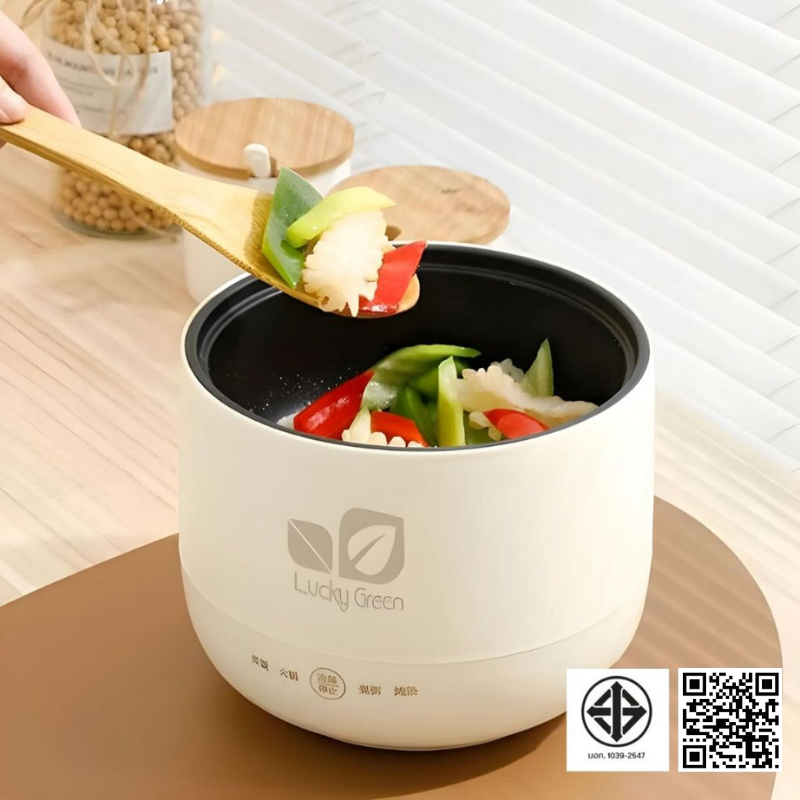 หม้อไฟฟ้า หม้อ หุงข้าว ต้ม อุ่น ชาบู เคลือบเทปล่อน แบบทัชสกรีน