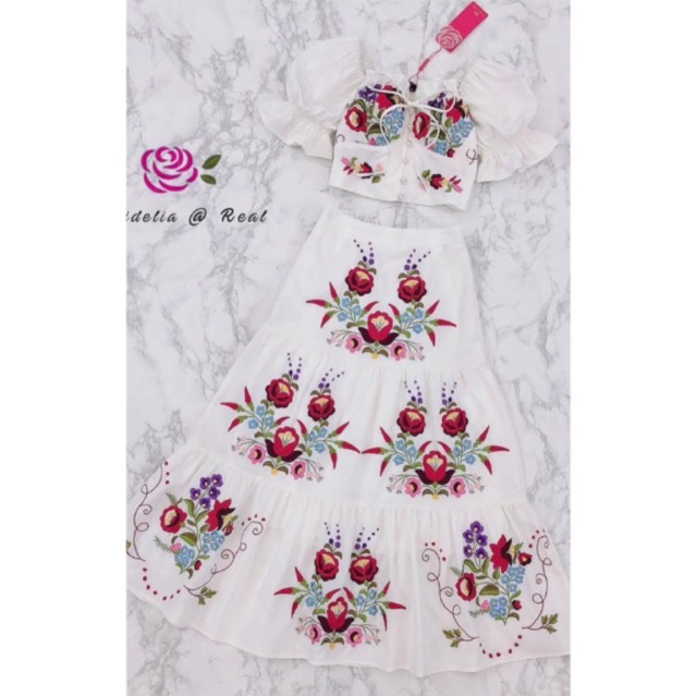 widelia @ real vintage red blooming set