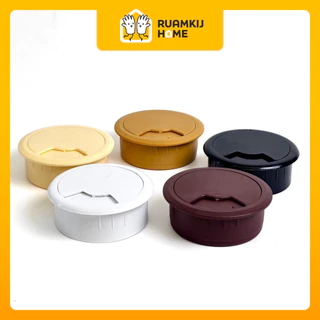1 ชิ้น ช่องร้อยสายไฟพลาสติก ทรงกลม ปรับขนาดได้ 60 x 60 x 25 mm