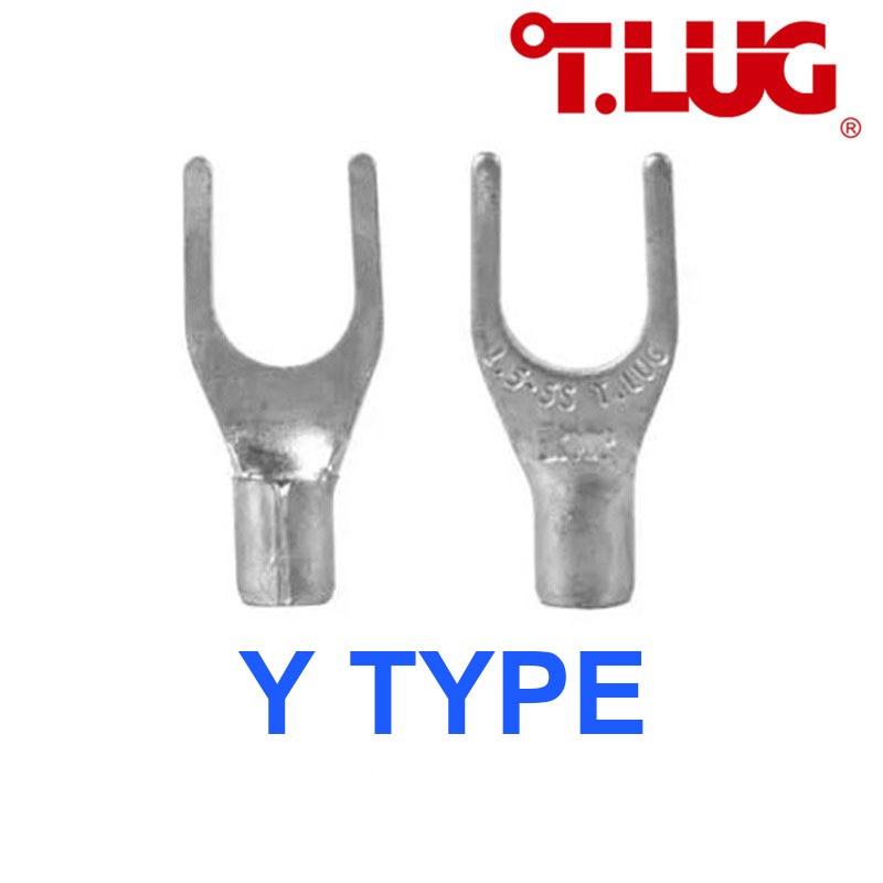 Y1.5-3S Y1.5-4S Y1.5-5S Y2.5-3S Y2.5-4S Y2.5-5S Y4-4 Y4-5 Y6-4S Y6-5S Y6-6 หางปลาแฉกย้ำเปลือย T-LUG 