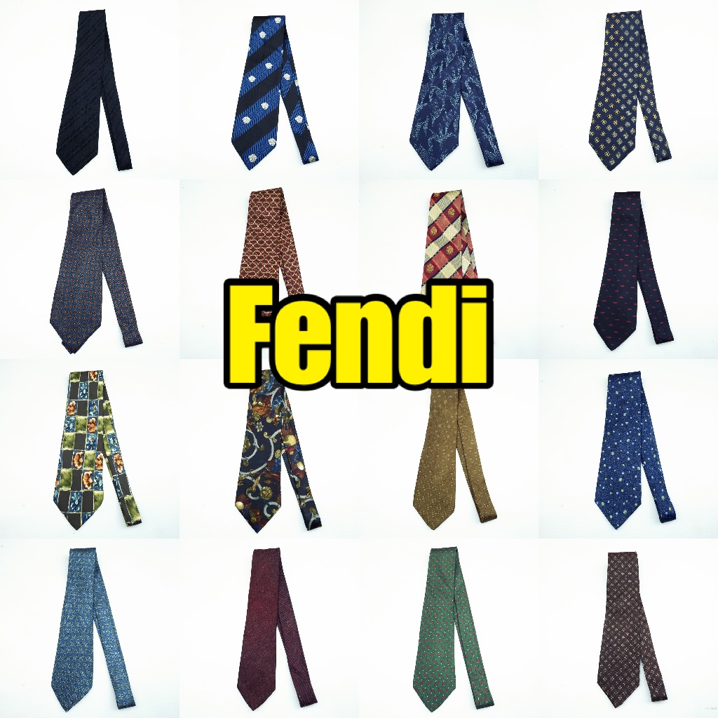 เนคไท Fendi Necktie Fendi – เนคไทแบรนด์เนม Luxury Necktie เนคไทมือสอง