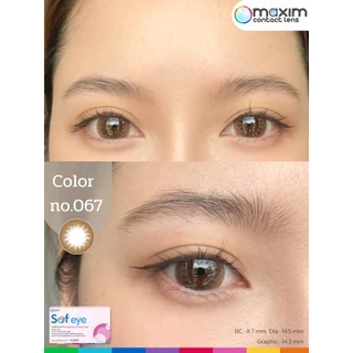 ❤️‍🔥Maxim Sofeye คอนแทคเลนส์สี รายเดือน Limited Editon No.55,57,67,74( 1คู่ )